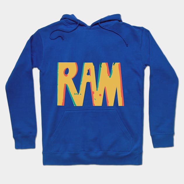 McCartney Ram Text Hoodie by Derek Keevil